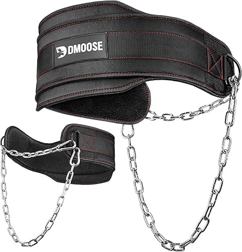 DMoose ceinture lestée musculation, Ceinture Musculation homme Gymnastique force Powerlifting, Squat homme, leste Bodybuilding, Acier résistant avec Support Confortable en néoprène
