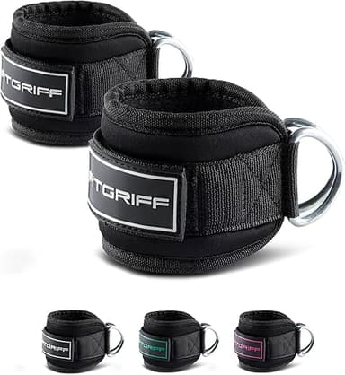 Fitgriff® Sangle Cheville Musculation Poulie V3 (Rembourr…