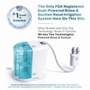 NASALFRESH MD Premium Bundle – Dual Powered Nasal Irrigation System – Sinus Decongestant Relief System – 60 Saline Packets, Case, 2 Sets of Nose Pillows – Snoring Remedy - 4