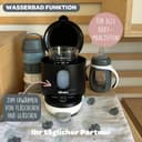 Béaba Préparateur-Chauffe Biberon/Petits pots, Distributeur d'Eau à Température Exacte, Instantané, Rapide, 2 Températures, Bib'Expresso, Noir , 1 Unité - 5