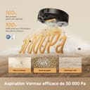 dreame L50s Pro Ultra Robot aspirateur Laveur, 30 000 Pa, 100 Jours de vidage Automatique, Nettoyage des serpillières à Haute température, Nettoyage des Bords et des Coins, Brosse Anti-enchevêtrement - 3