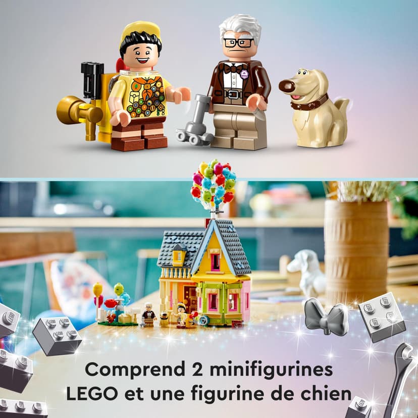 LEGO Disney and Pixar ‘Up’ House Buildable Toy with Balloons, Carl, Russell and Dug Figures, Collectible Model Set, Iconic Gift Idea for Kids, Girls & Boys 43217 - 6