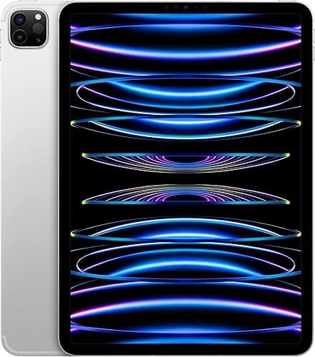 2022 Apple iPad Pro (11-inch, Wi-Fi, 256GB) - Silver (Renewed)