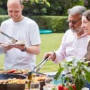 Barbecook Nestor Island Fire Bowl with Fire Plate BBQ Grill and Plancha Made of Corten Steel, 190 x 55 x 100 cm - 8