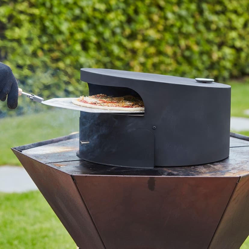 Barbecook Dynamic Centre wood pizza oven with cooking surface 36 cm, for wood barbecue Nestor, 51.5x46.5x27.5 cm - 3