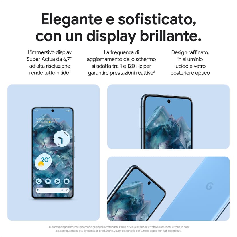 Google Pixel 8 Pro - Smartphone Android débloqué avec téléobjectif, batterie 24 heures et écran Super Actua - Porcelaine, 128 Go (Reconditionné) - 4