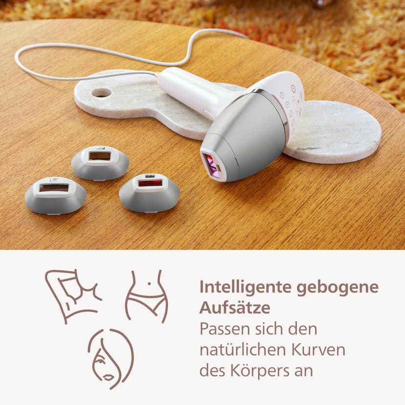 Philips Lumea série 8000 - épilateur à lumière pulsée, alternative à l'épilation laser, technologie SenseIQ, 3 embouts pour le corps, le visage et les zones de précision, BRI946/00 - 6