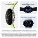 Google Pixel Watch 4 (45 mm) – Montre connectée Android, Suivi des données de santé et de Remise en Forme, et Aide de Gemini – Boîtier en Aluminium Noir Mat – Bracelet Sport Noir Volcanique – Wi-FI - 6