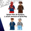 LEGO ǀ Marvel Spider-Man vs. Doc Ock Subway Train Scene - Play & Display Toy with 4 Minifigures - Collectible Super Hero Gift for 9+ Year Old Boys & Movie Fans - 76321 - 5