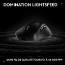 Logitech G PRO X SUPERLIGHT 2 DEX LIGHTSPEED, souris gaming sans fil, Est Europe Version, légère, 60 g, 5 boutons programmables, capteur 44k DPI, 8K Polling, USB-C, PC/Mac - Noir - 5