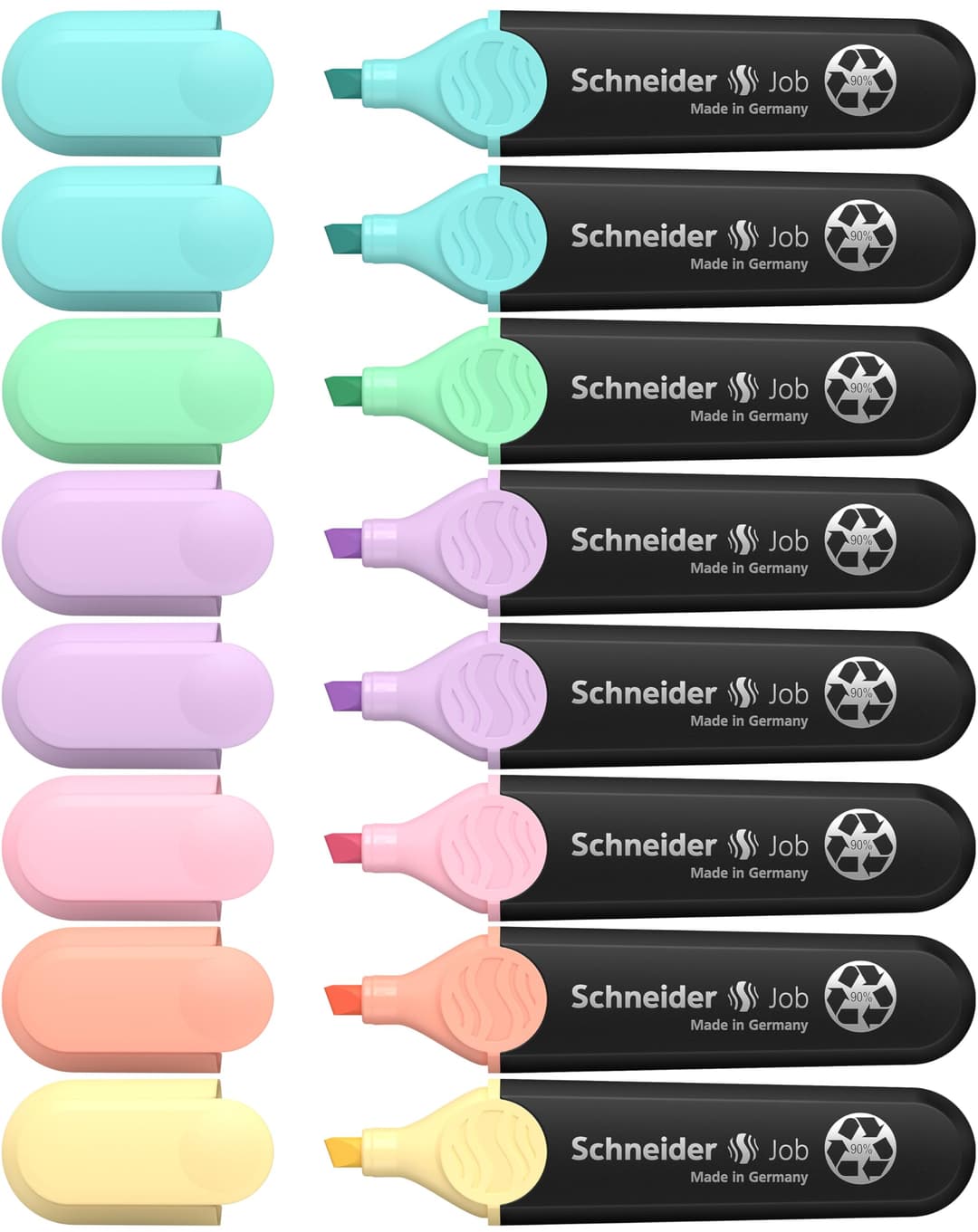 Schneider Job 150 Pastel Highlighters Recycled Plastic Aw…