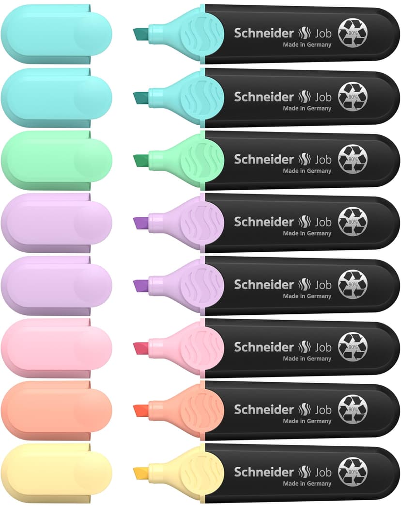 Schneider Job 150 Pastel Highlighters Recycled Plastic Aw… - 1