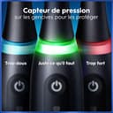 Oral-B iO Series 5 Plus Edition Electric Toothbrush, 2 hand tools and 2 brush heads. 5 brushing modes for dental care, magnet technology, LED display & travel case, black/white - 8