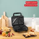 Tefal UltraCompact 3-en-1 Appareil à Gaufres, Sandwichs et Paninis, 3 jeux de plaques inclus, Compact, Rangement Facile, 700 W, SW383D10 - 7