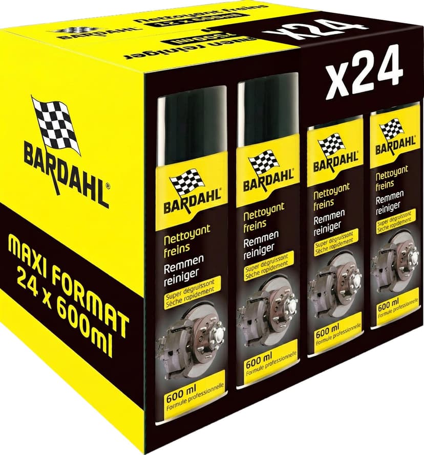 Dégraissant nettoyant freins BARDAHL 600ml (lot x24) - 1
