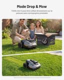 MAMMOTION YUKA Mini 2 500 Robot Tondeuse, jusqu'à 500m², Zéro Perte de Signal, sans RTK, AI Traitement d’Image à Trois Caméras Robot Tondeuse, Auto Cartographie Multi-Zones, DropMow - 5