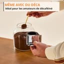 KRUPS Coffee Crush Superautomatic Coffee Maker 15 Bar 3 Coffee Recipes 3 Temperature Levels Touch Screen Compact 15 cm Wide SA402AE0 - 6