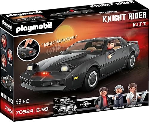 Playmobil 70924 Knight Rider - K.I.T.T., Le véhicule embl…