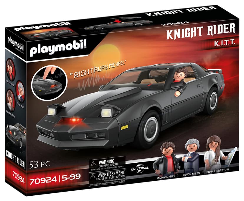 Playmobil 70924 Knight Rider - K.I.T.T., Le véhicule embl… - 1