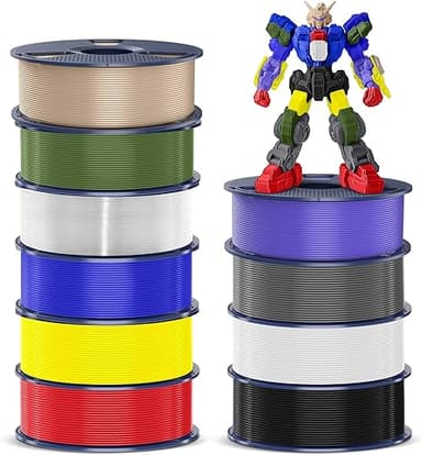 SUNLU 10KG PETG Filament, Haute Résistance Filament d'imp…