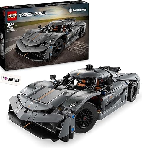 LEGO Koenigsegg Jesko Absolut: LEGO Technic auto in grigio con bonus di preordine; parte delle novità di Technic 2024