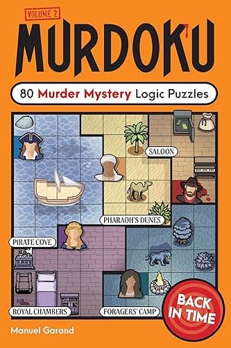 Murdoku Volume 2: Back in Time: 80 Murder Mystery Logic P…