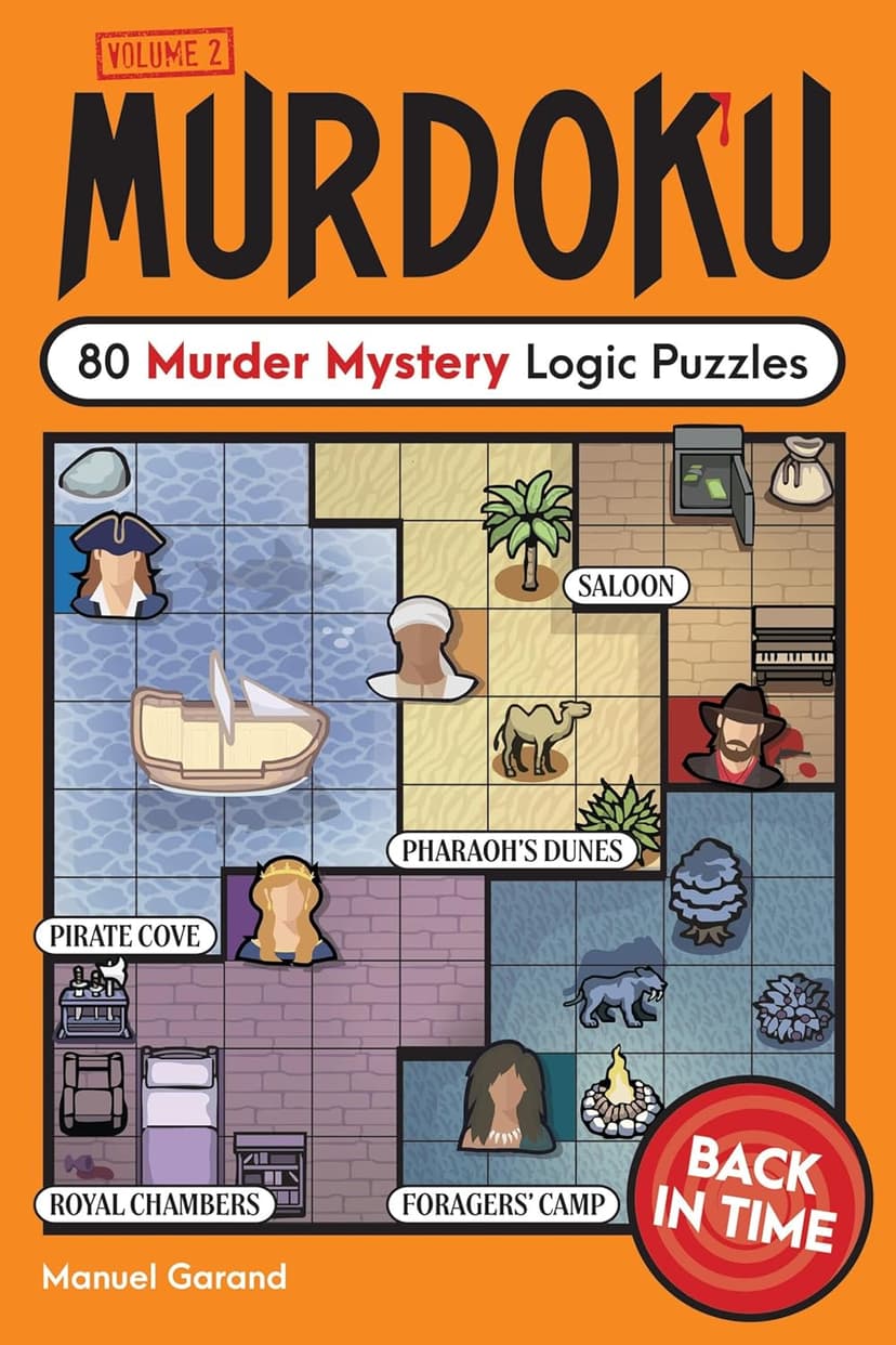 Murdoku Volume 2: Back in Time: 80 Murder Mystery Logic Puzzles - 1