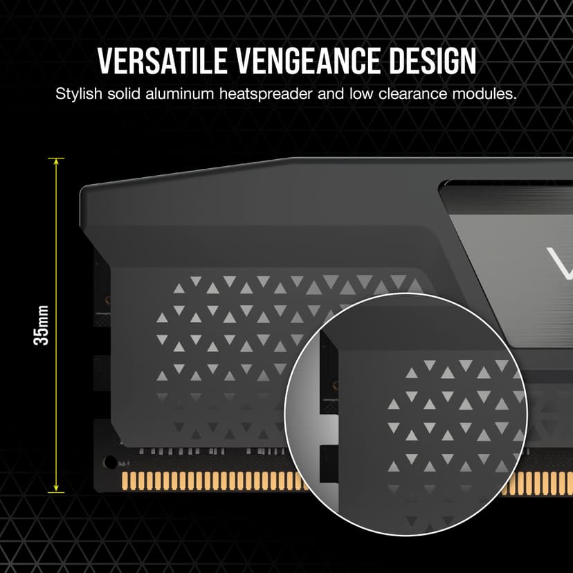 CORSAIR VENGEANCE DDR5 RAM 32GB (2x16GB) Up to 6400MHz CL32 AMD EXPO Intel XMP iCUE Compatible Computer Memory – Grey (CMK32GX5M2B6400Z32) - 5