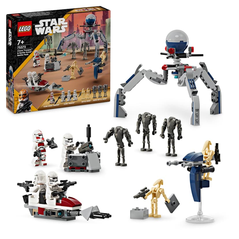 LEGO 75372 Star Wars Pack de Combat des Clone Troopers et… - 1