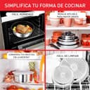 Tefal Ingenio Emotion L8974S45 Batterie de cuisine à induction, 4 pièces, acier inoxydable, empilable, revêtement anti-adhésif, induction - 5