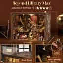 MiniCity Book Nook Kit, DIY Miniature Dollhouse Booknook Kit (Beyond Library Max) - 2