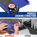 WORKPRO 2-Pack 25 CM Contour Gauge Duplicator, Marking Gauge with Lock, Adjustable Scribe Tool for Woodworking, Construction, Flooring, Tile & DIY Handyman Gift - 3
