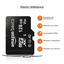 Amazon Basics microSDXC Memory Card with Full Size Adapter, A2, U3, Read Speed up to 100 MB/s, 128GB, Black - 4