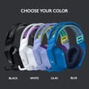 Logitech G G733 LIGHTSPEED Wireless Gaming Headset with suspension headband, LIGHTSYNC RGB, Blue VO,CE mic technology and PRO-G audio drivers, Lightweight, 29 Hour battery life, 20m range - Black - 8