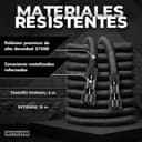 MITHJEM Garden Hose – Expandable 15 Metres with 8 Irrigation Functions – Polyester 3750D Roll Up Garden Hose – 1/2 Inch, 3/4 Inch and Universal Connectors for Tap Included - 4