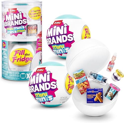 Mini Brands, Fill The Fridge, Series 1, 2 Capsules