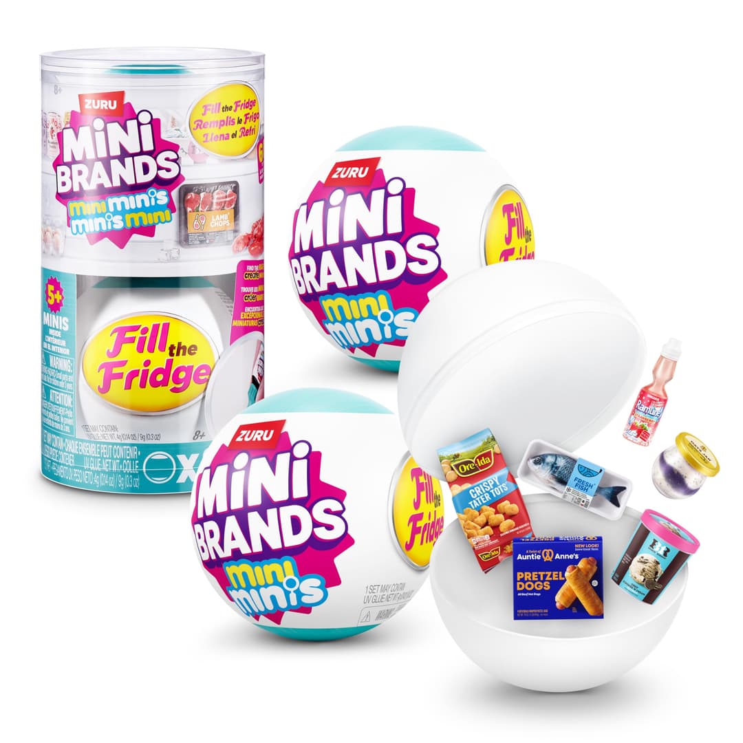 Mini Brands, Fill The Fridge, Series 1, 2 Capsules