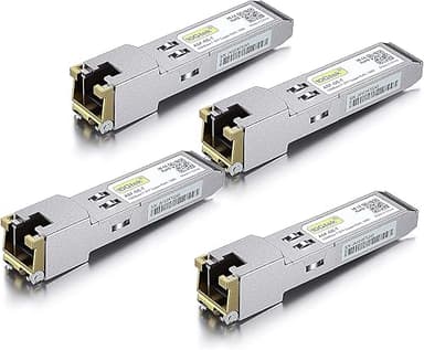 10Gtek [4 Pack] 1G SFP to RJ45 Module 100-meter, 1000Base…