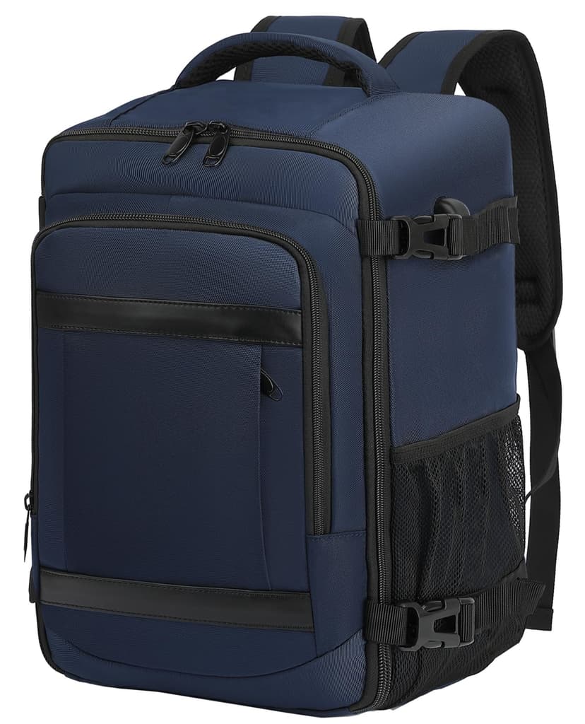 KLOSTAIN Sac à Dos Voyage Cabine Avion 45x36x20 pour Easyjet 30L Bagage Cabine Grande Bagage à Main sous Le Siège Sac à Dos Homme pour Ordinateur Portable 14 Noir - 1