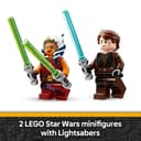 LEGO Star Wars Ahsoka’s Jedi Interceptor Building Toy Features 2 Minifigures with Lightsabers Incl. Anakin Skywalker, plus an R7-A7 Droid Figure for The Clone Wars Fans, 8+ Year Old Boys & Girls 75401 - 5