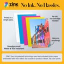 KODAK Step Instant Smartphone Photo Printer, Portable Mini Color Wireless Mobile Printer, Zink 2x3” (5.1x7.5 cm) Sticky-Back Photos, Bluetooth Compatible with iOS & Android Devices, Editing App, Black - 5