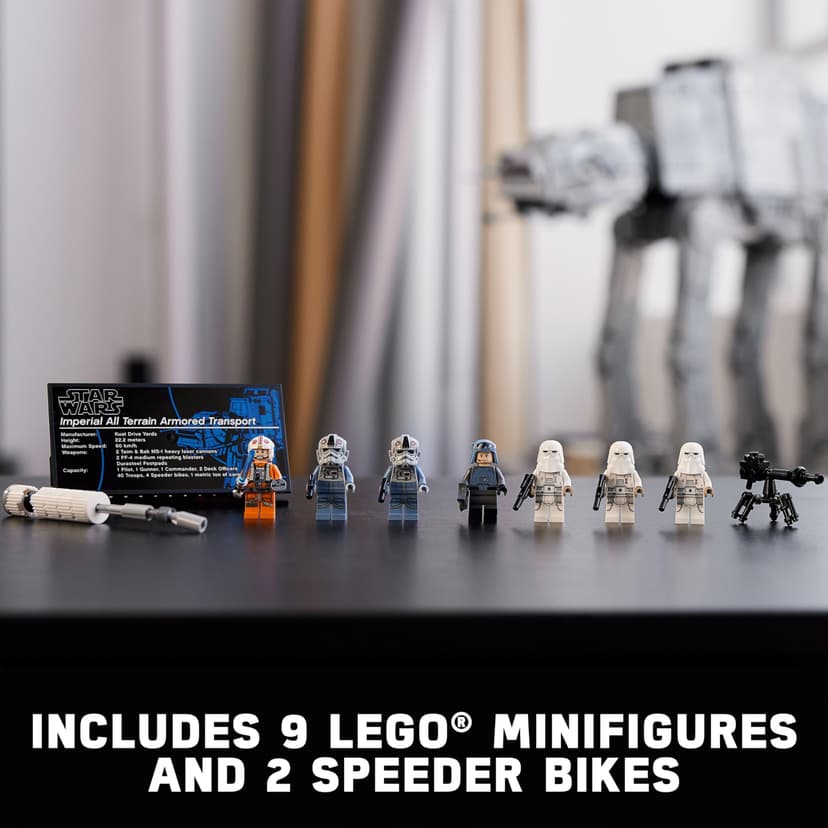 LEGO Star Wars at-at Walker 75313 Buildable Model, Collectible Set for Adults, Ultimate Build and Display Set, 9 Minifigures Including General Veers, Luke Skywalker, Snowtroopers Drivers (6333003) - 6