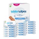 WaterWipes Sensitive+ Newborn & Baby Wipes, 1080 Count (18 Packs), 3-In-1 Cleans, Cares, Protects, 99.9% Water, Unscented - 1