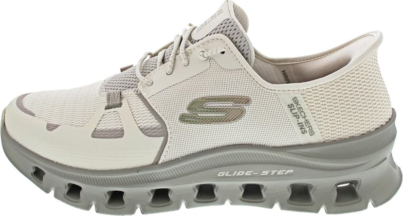 Skechers Men's Glide-Step PRO Slip-On, Natural Mesh/Hotmelt, 9 UK - 1