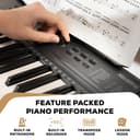 Alesis Melody 61 Keyboard Piano for Beginners with 61 Keys, Speakers, Tablet/Sheet Music Stand, 300 Sounds and Music Lessons - 6