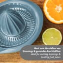 Westmark Citrus Juice Press with Container, Diameter: 18.7 cm, Capacity: 0.5 litres, Plastic, Limetta, Blue, 3091227B - 6