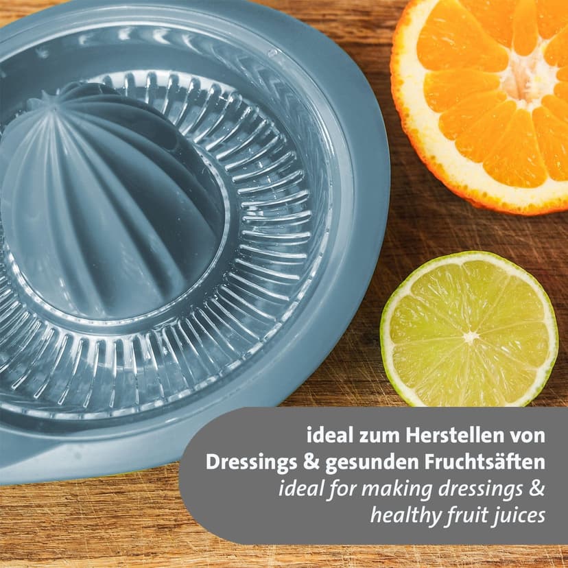 Westmark Citrus Juice Press with Container, Diameter: 18.7 cm, Capacity: 0.5 litres, Plastic, Limetta, Blue, 3091227B - 6