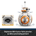 LEGO Star Wars 75452 Droïde Astromécano BB-8 - Maquette de Figurine de Droïde - Jouet de Construction avec Tête Pivotante & Roue - Décoration de Chambre - Cadeau pour Garçon, Fille & Fans dès 10 Ans - 3