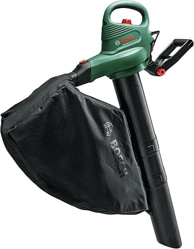 Bosch Aspirateur/Souffleur/Broyeur de Feuilles - UniversalGardenTidy 2300 (2 300 W, Sac de Collecte de 45 L, Vitesse Variable, pour souffler, Aspirer et broyer Les Feuilles, dans boîte Carton)