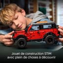 LEGO Technic Ford Bronco SUV Off Road Car Toy - Model Kit with Opening Doors, V6 Engine, Suspension & Steering - Collectible Gift for 9+ Year Old Boys - 42213 - 4